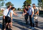 GISELA REINOSO ACOMPAÑANDO AL INTENDENTE MUNICIPAL EN INAUGURACION CALLE SANTA ROSA/ ING. PEREZ