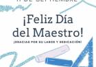 11 DE SETIEMBRE: DIA DEL MAESTRO