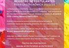 REGISTRO DE POSTULANTES PARA LA FERIA GASTRONOMICA