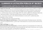 LLAMADO LICITACION PUBLICA N| 038/2022
