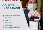 RUFINO: COLECTA SANGRE