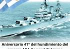ANIVERSARIO HUNDIMIENTO ARA GENERAL BELGRANO