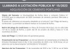 LLAMADO A LICITACION PUBLICA N° 15/2023