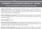 LLAMADO A LICITACION PUBLICA N!° 18/2023