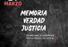 24 DE MARZO- DIA NACIONAL DE LA MEMORIA POR LA  VERDAD Y LA JUSTICIA
