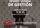 DECIMO SEGUNDO INFORME SEMANAL DE GESTION