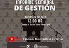 DECIMOQUINTO INFORME SEMANAL DE GESTION