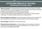 LICITACION PUBLICA N° 15/2024