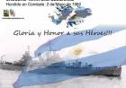 2 DE MAYO: DIA DEL HUNDIMIENTO AL CRUCERO GRAL. BELGRANO