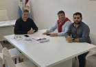 REUNION DE NATALIO Y MAXI CORREA EN  MINISTERIO DE AMBIENTE EN SANTA FE