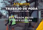 ATENCION: SE SOLICITA NO ESTACIONAR POR TRABAJOS DE PODA