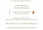 MAÑANA SERA ORDENADO SACERDOTE FRANCISCO JAVIER MANCIOLA