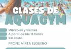 SUMATE A LAS CLASES DE AQUAGYM...!!!