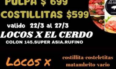 LOCOS POR EL CERDO-  COLON 145 SUPERMERCADO ASIA