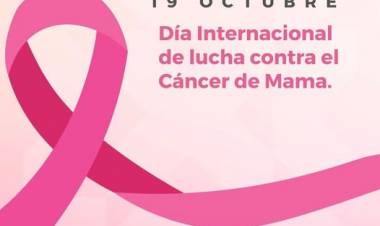 19 DE OCTUBRE: DIA INTERNACIONAL DE LA LUCHA CONTRA EL CANCER DE MAMA