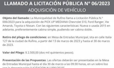 LICITACION PUBLICA N| 006/2023