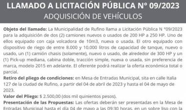 LICITACION PUBLICA N| 009/2023