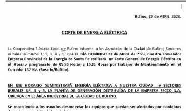 CORTE DE ENERGIA ELECTRICA