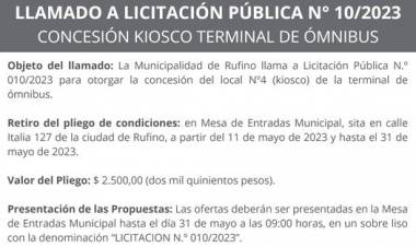 LICITACION PUBLICA N" 010/2023