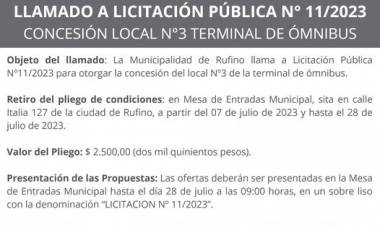 LICITACION PUBLICA N° 011/2023