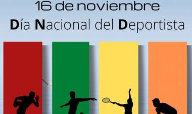 16 DE NOVIEMBRE: DIA NACIONAL DEL DEPORTISTA