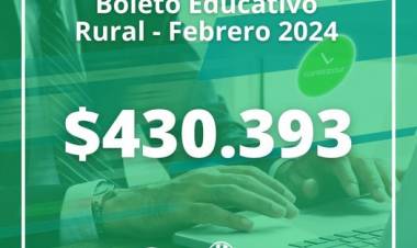 BOLETO EDUCATIVO RURAL