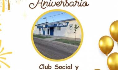 FELIZ ANIVERSARIO CLUB SOCIAL Y DEPORTIVO BELGRANO
