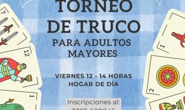 TORNEO DE TRUCO PARA ADULTOS MAYORES