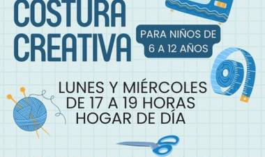 ARRANCAMOS EN AGOSTO...!!! TALLER DE COSTURA CREATIVA PARA NIÑOS.