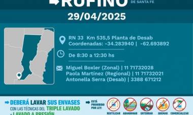 JORNADA DE RECEPCION DE ENVASES