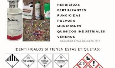 PLANTA DE RECICLADO DE RUFINO:  RESIDUOS NO PERMITIDOS
