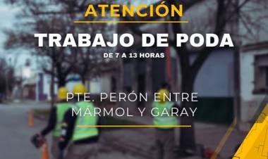 ATENCION: CIRCULAR CON  PRECAUCION POR TRABAJO 