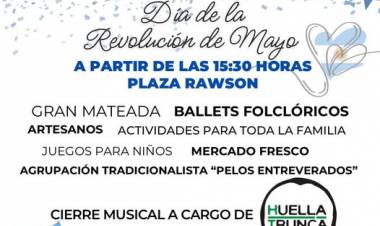 ESTE DOMINGO CELEBRAMOS EL DIA DE LA REVOLUCION DE MAYO