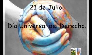 21 DE JULIO: DIA UNIVERSAL DEL DERECHO