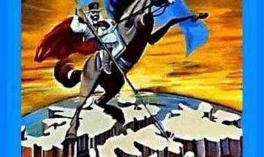 26 DE AGOSTO DE 1833 EL GAUCHO ANTONIO RIVERO IZA EL PABELLON NACIONAL...