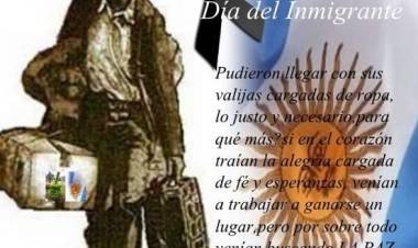 DIA 4 DE SETIEMBRE: DIA DEL INMIGRANTE