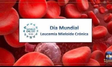 22 DE SETIEMBRE: DIA MUNDIAL CONTRA LA LEUCEMIA MIELOIDE CRONICA