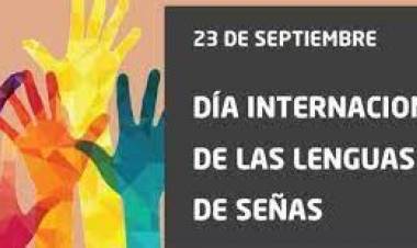 23 DE SETIEMBRE: DIA INTERNACIONAL DE LAS LENGUAS DE SEÑAS