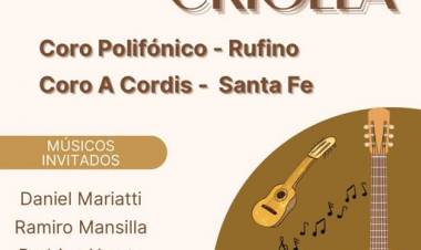 NO TE PIERDAS LA MISA CRIOLLA...!!!