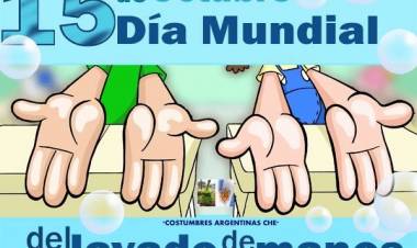 15 DE OCTUBRE: DIA INTERNACIONAL DEL LAVADO DE MANOS