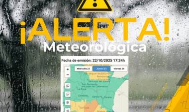 IMPORTANTE: ALERTA AMARILLA