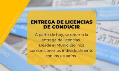 ENTREGA DE LICENCIAS DE CONDUCIR