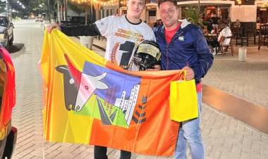 ANOCHE RECIBIMOS AL CAMPEON DE RUFINO