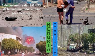 3 DE NOVIEMBRE: VOLADURA DE RIO TERCERA