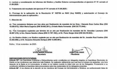 CELR: CONVOCATORIA ASAMBLEA