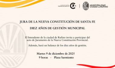 JURA DE LA CONSTITUCION Y 10 AÑOS DE GESTION