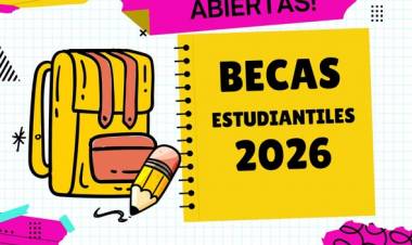 APERTURA DE INSCIPCION A BECAS MUNICIPALES 2026