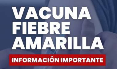 SAMCO RUFINO: VACUNA FIEBRE AMARILLA