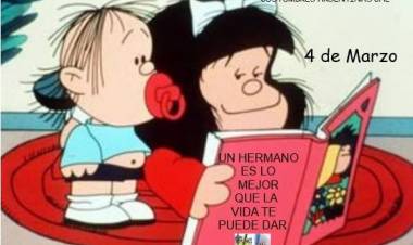 4 DE MARZO: DIA DEL HERMANO