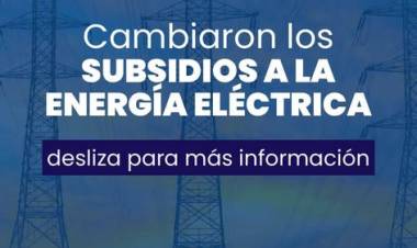 CELR: CAMBIARON LOS ESQUEMAS DE SUBSIDIOS A LA ENERGIA ELECTRICA